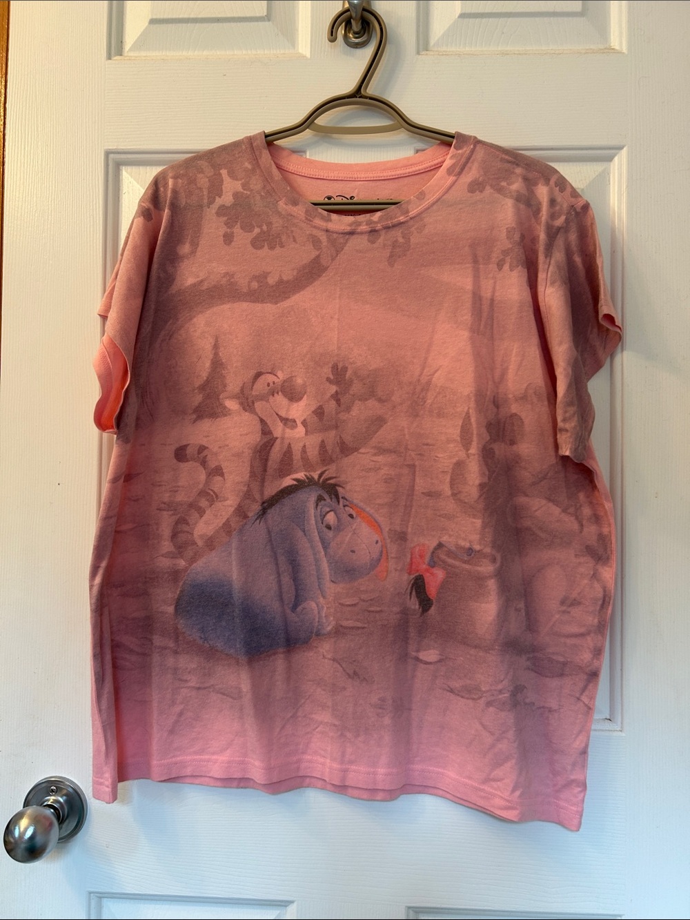 Pink Winnie the Pooh Eeyore & Tigger woman’s  Tee